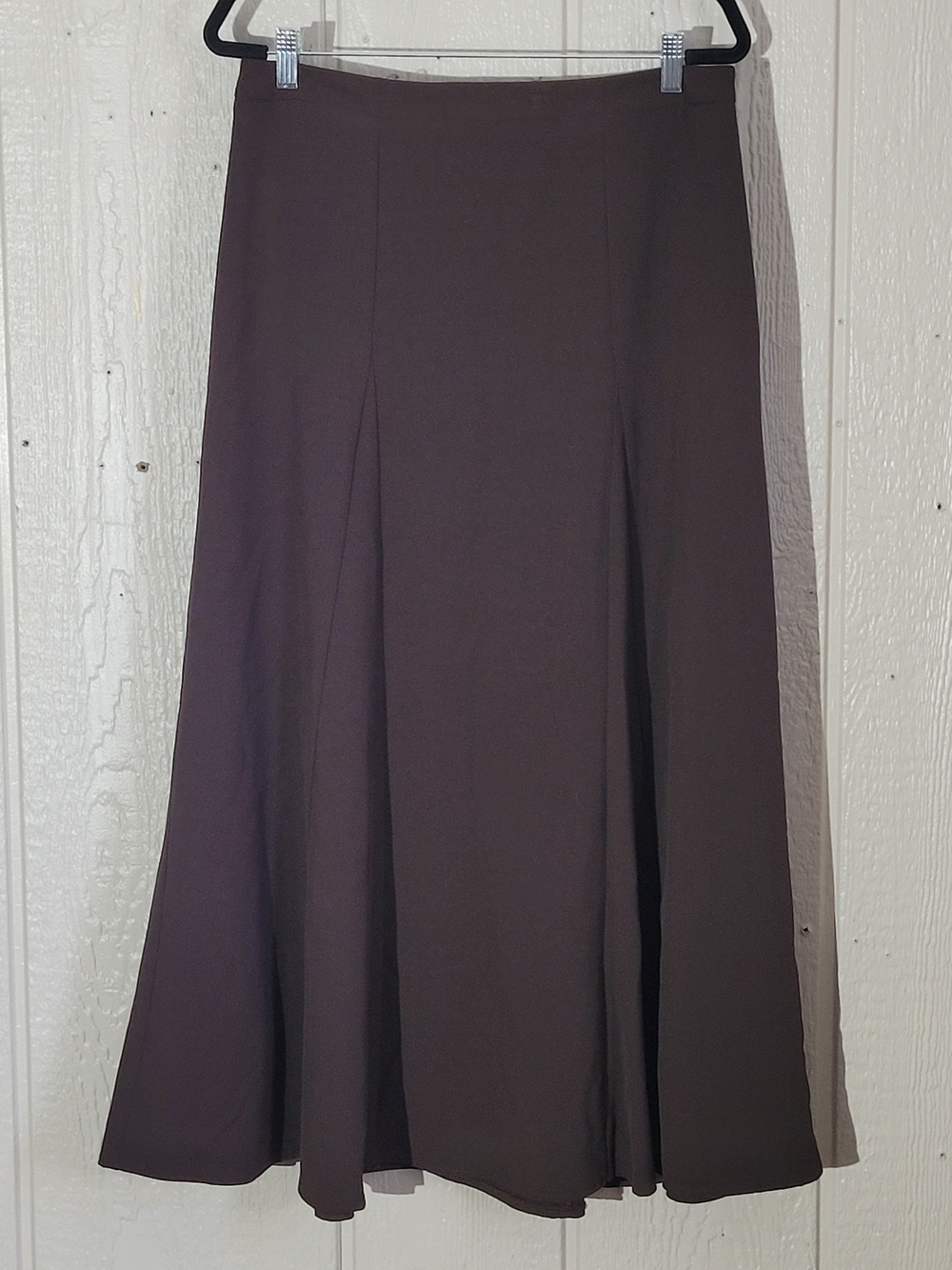 Tribal Chocolate Brown Maxi A-Line Skirt